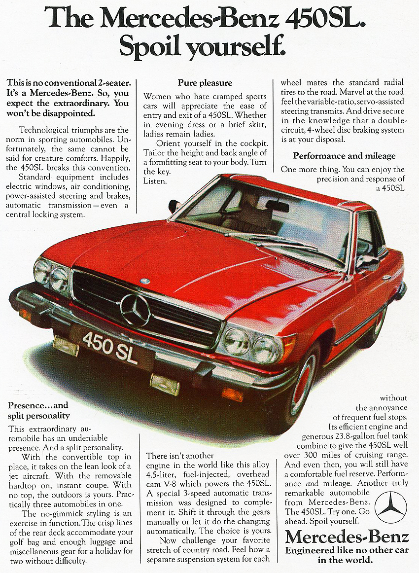 1975 Mercedes-Benz Advertising